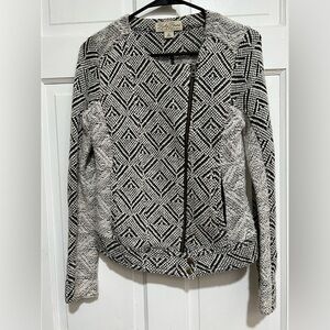 Women’s‎ Lucky Brand Black and White Jacket Size Small